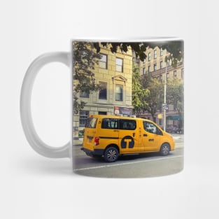 Manhattan Street Yellow Cab NYC Mug